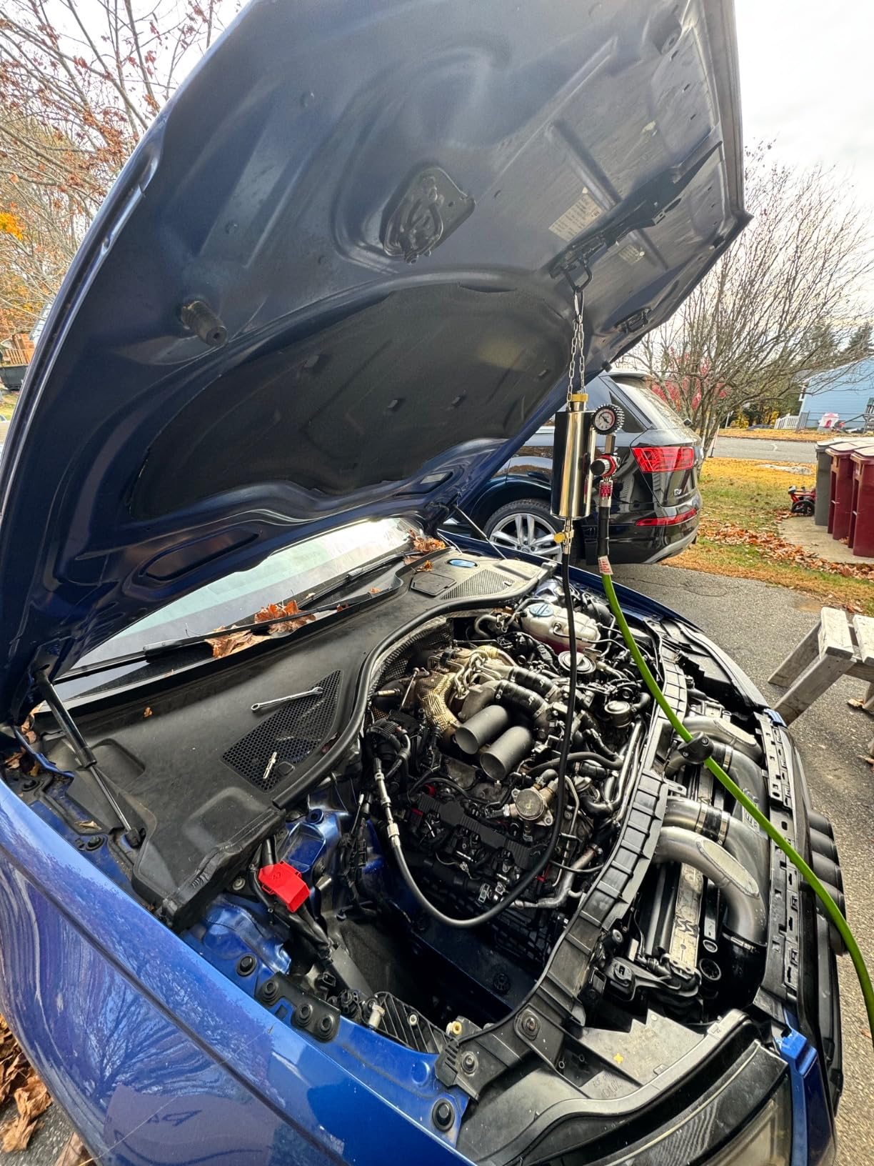 AUTOOL Fuel Injector Cleaner Kit Fuel System Cleaner, Non-dismantle Fuel Injector Cleaner Tester 1000ML 150PSI Automotive Intake Valve Manifold Throttle Body Catalytic Converter Cleaner customer photo 1