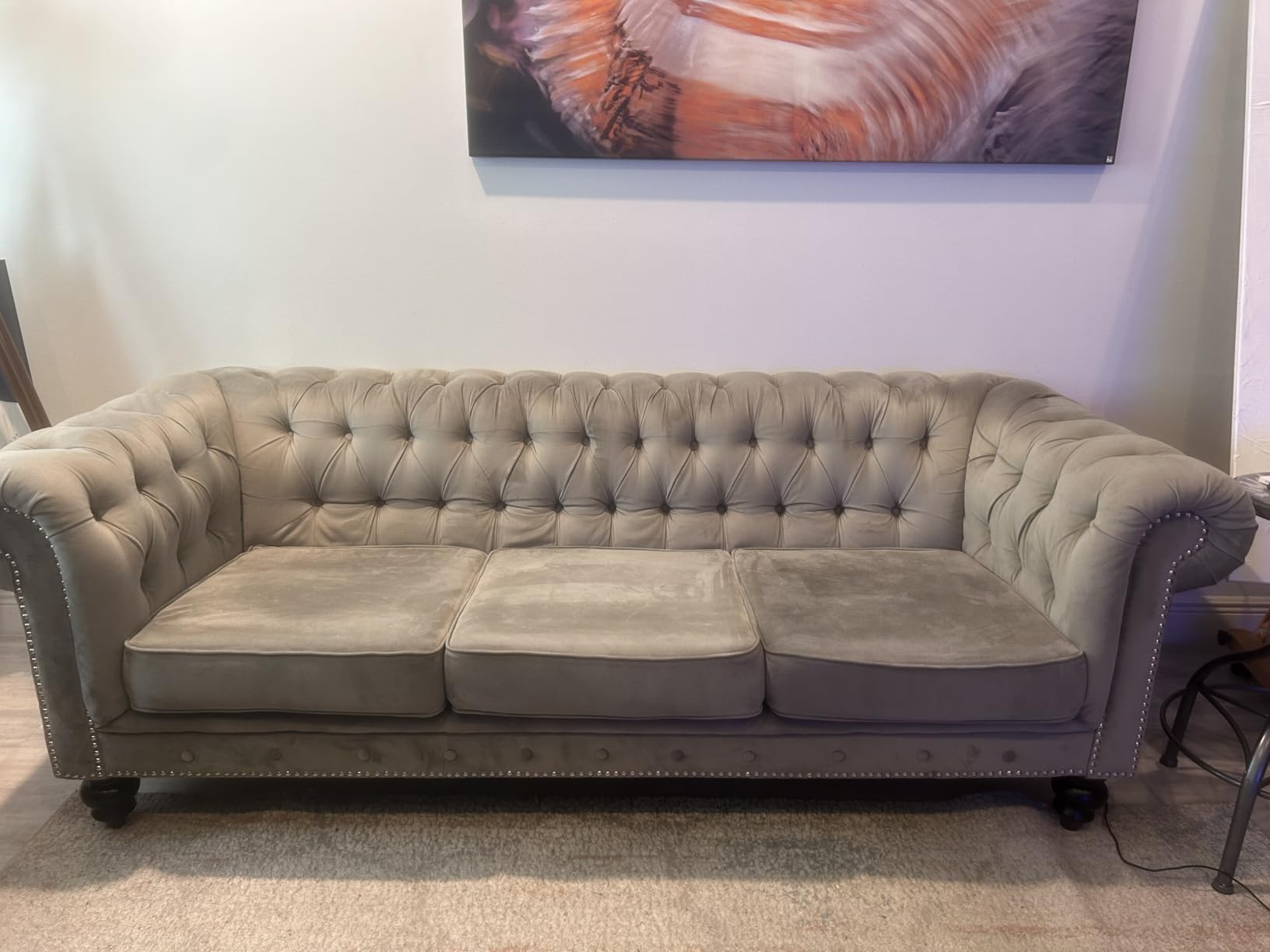 FOAMYFOAM High Density 5 inch Thick, 24 inch Wide, 24 inch Long Upholstery Foam, Cushion Replacement customer photo 1