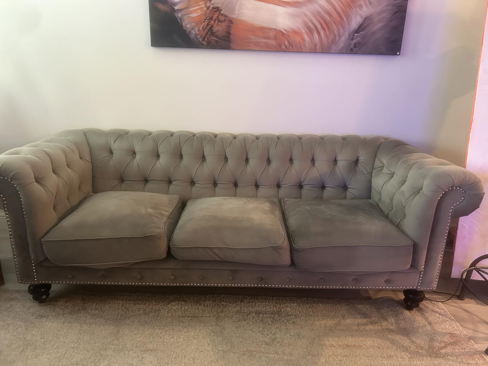 FOAMYFOAM High Density 5 inch Thick, 24 inch Wide, 24 inch Long Upholstery Foam, Cushion Replacement customer photo 2