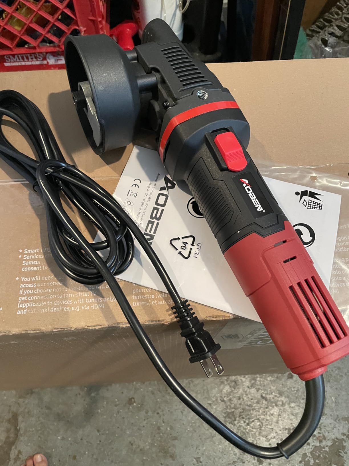 AOBEN Car Buffer Polisher, 6 inch Dual Action Polisher, Random Buffer Polisher kit with 6 Variable Speed 1000-4500rpm, Detachable Handle, 4 Buffing Pads for Car detailing Polishing and Waxing customer photo 2