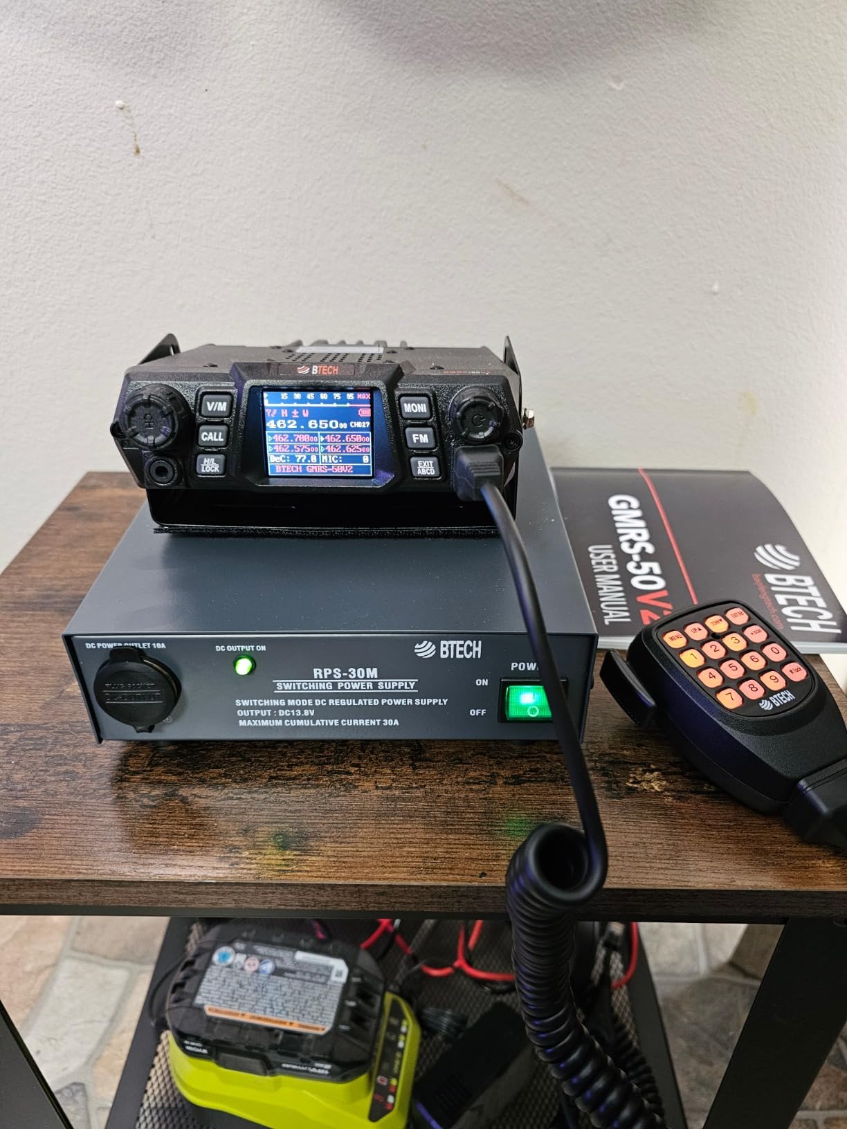 BTECH GMRS-50V2 50W 256 Fully Customizable Channels Mobile GMRS Two-Way Radio. Repeater Compatible, Dual Band Scanning (VHF/UHF), FM, & NOAA Weather Broadcast Receiver customer photo 2