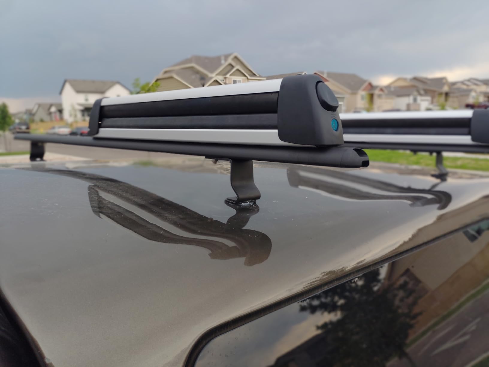 Mountainpeak 500LB Capacity Pickup Truck Topper Ladder Rack Camper Shell Roof Rack for Van Trailer Truck Cap Rack - 60