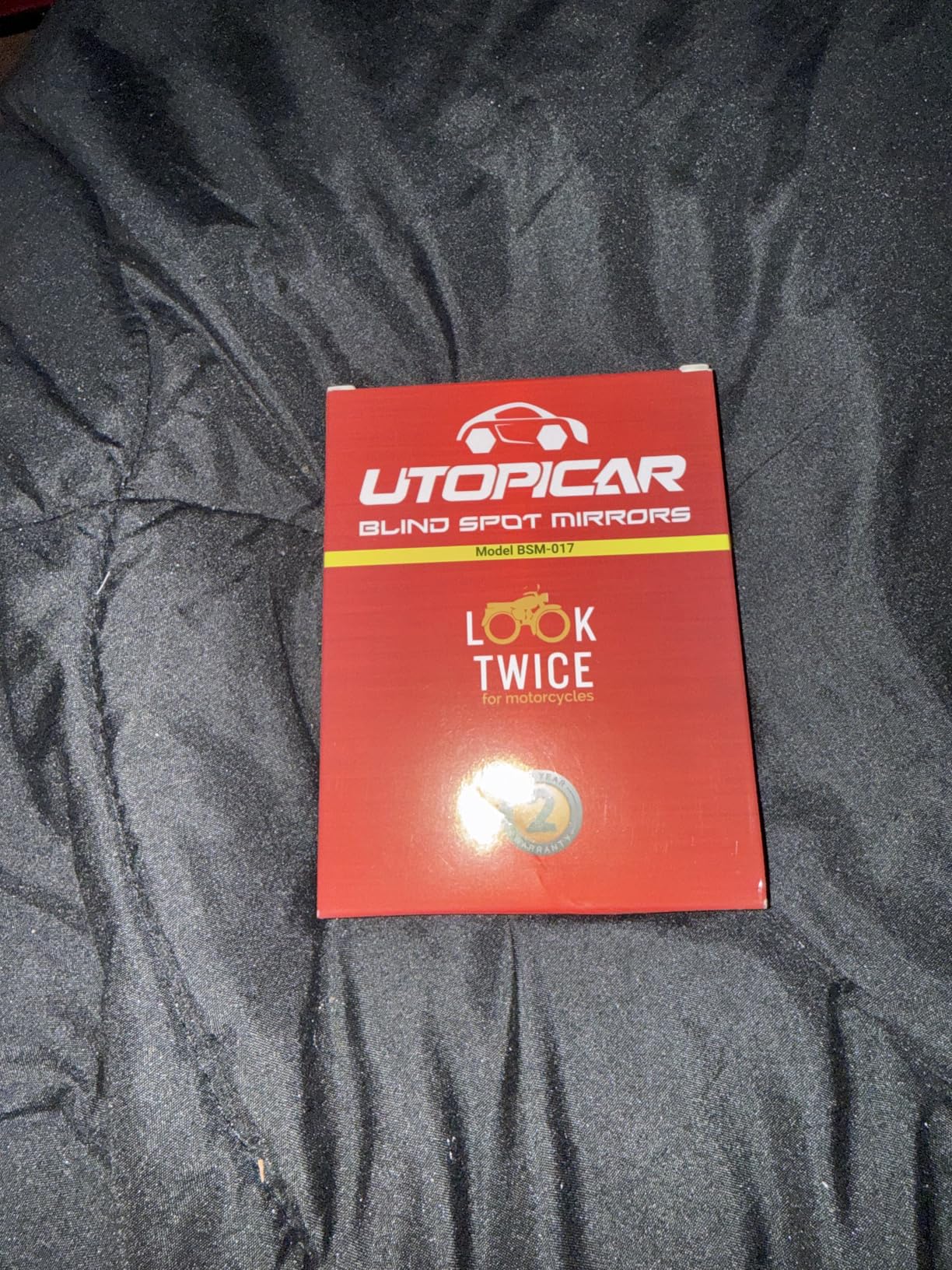 Blind Spot Mirror Fits All Car Side Mirrors - Patented Stainless Steel Mirrors with Bigger Viewing Image - Less Fogging - Less Sun Reflection by Utopicar Car Accessories customer photo 1