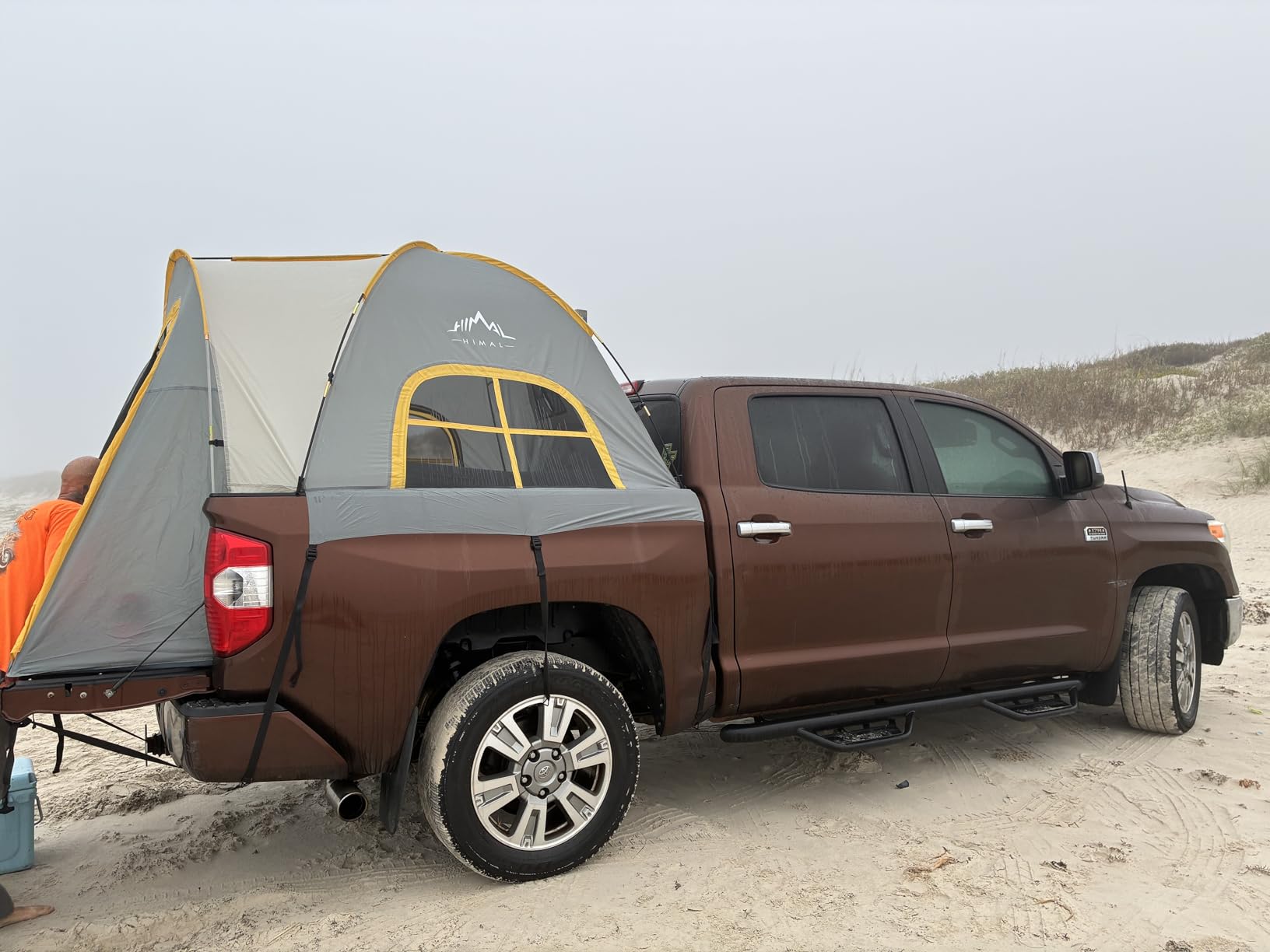 GoHimal Pickup Truck Tent, Waterproof PU2000mm Double Layer for FT Truck Bed, Portable Bed Tent for Camping customer photo 2