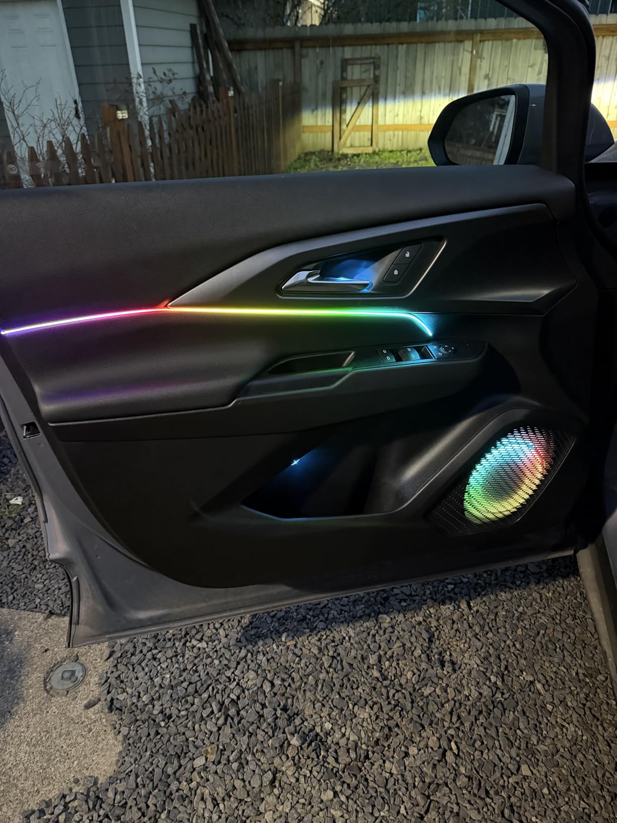 Acrylic Interior Car LED Strip Light with Wireless APP, RGB Dreamcolor 6 in 1 with 175 inches 593 LEDs Fiber Optic Ambient Lighting Kits, 16 Million Colors Sound Active Function Car Neon Lights customer photo 1