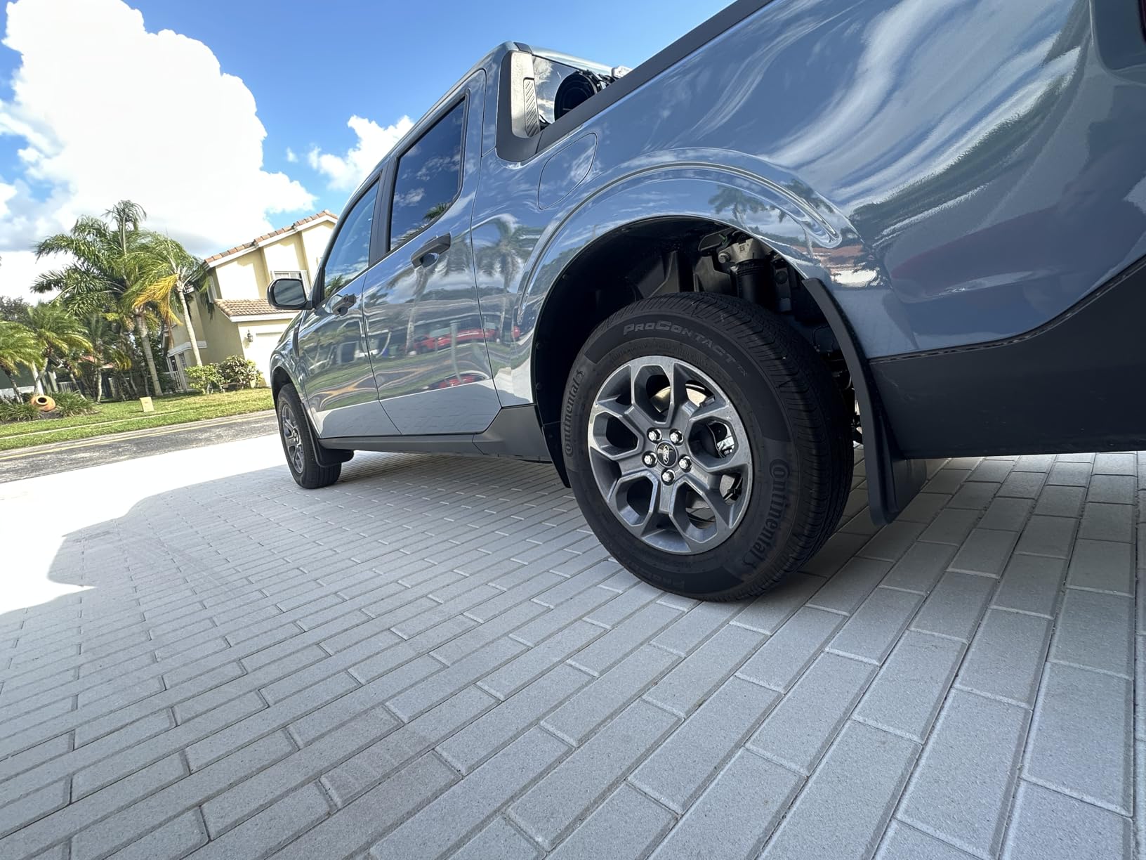 Muslogy Mud Flaps for 2022-2025 2026 Maverick Mudflap Front&Rear Mud Guards 4PCS No Drilling Needed Exterior Accessories Splash Guard Compatible with Ford Maverick 22-26 (Not for Lobo Edition) customer photo 1