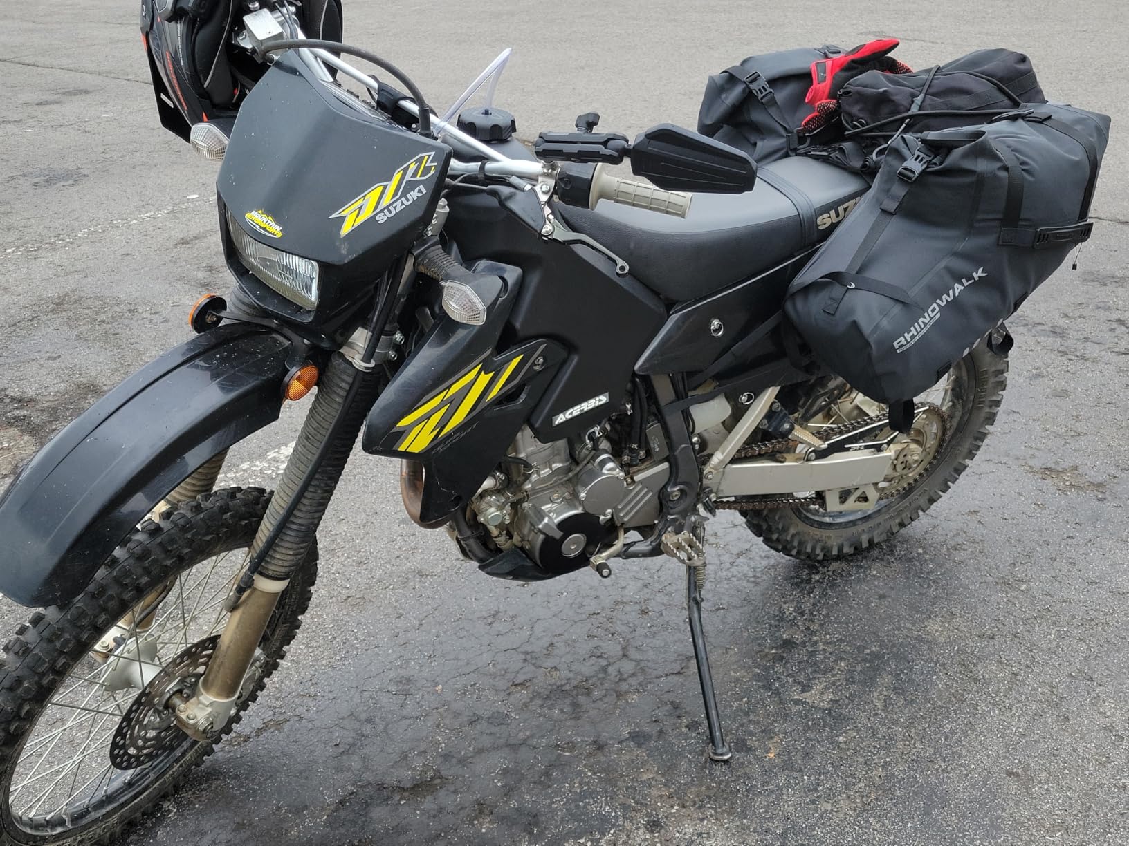 Rhinowalk Motorcycle Saddlebags 48L(24L*2) Waterproof Motorbike Side Bags, Travel Luggage Panniers with Shoulder Strap for Adventure & Sport Motorcycle Racks, 1 Pair customer photo 2