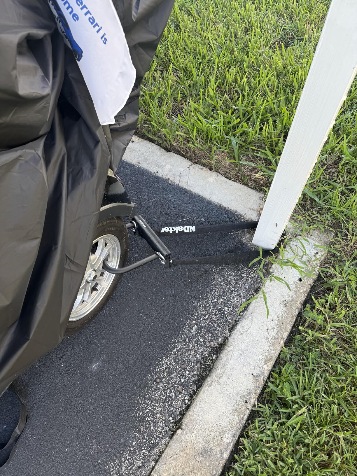 NDakter Bike Locks Heavy Duty Anti Theft 18mm Thick, Motorcycle U Lock with 4FT x 6mm Security Chain, 3Keys customer photo 1