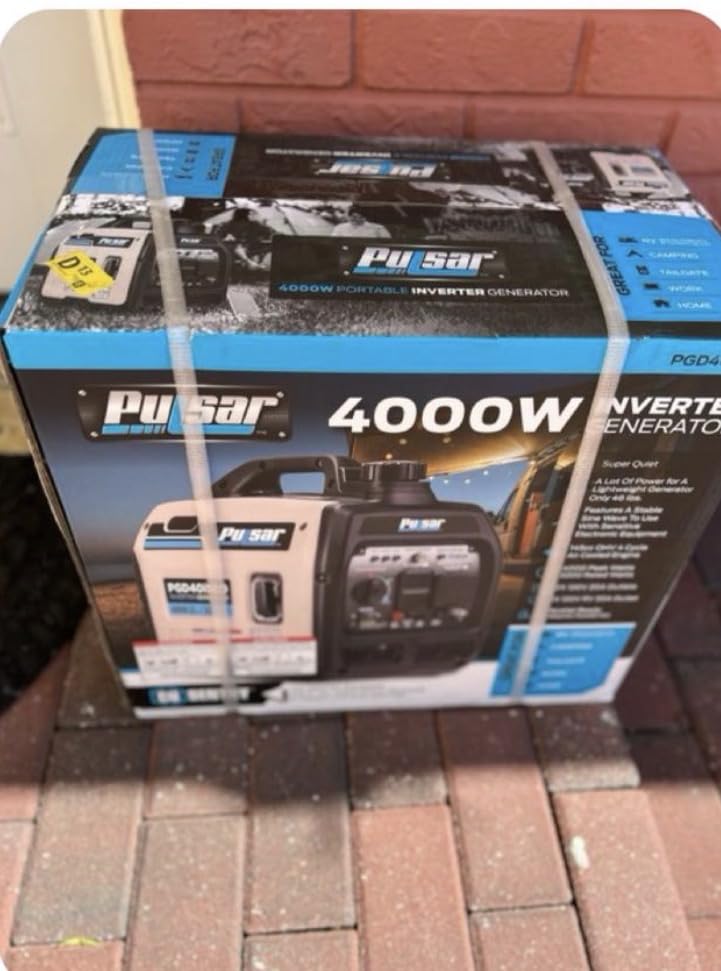 Pulsar PGD40ISCO Ultra Light Quiet 4000W Portable Gas Inverter Generator customer photo 1