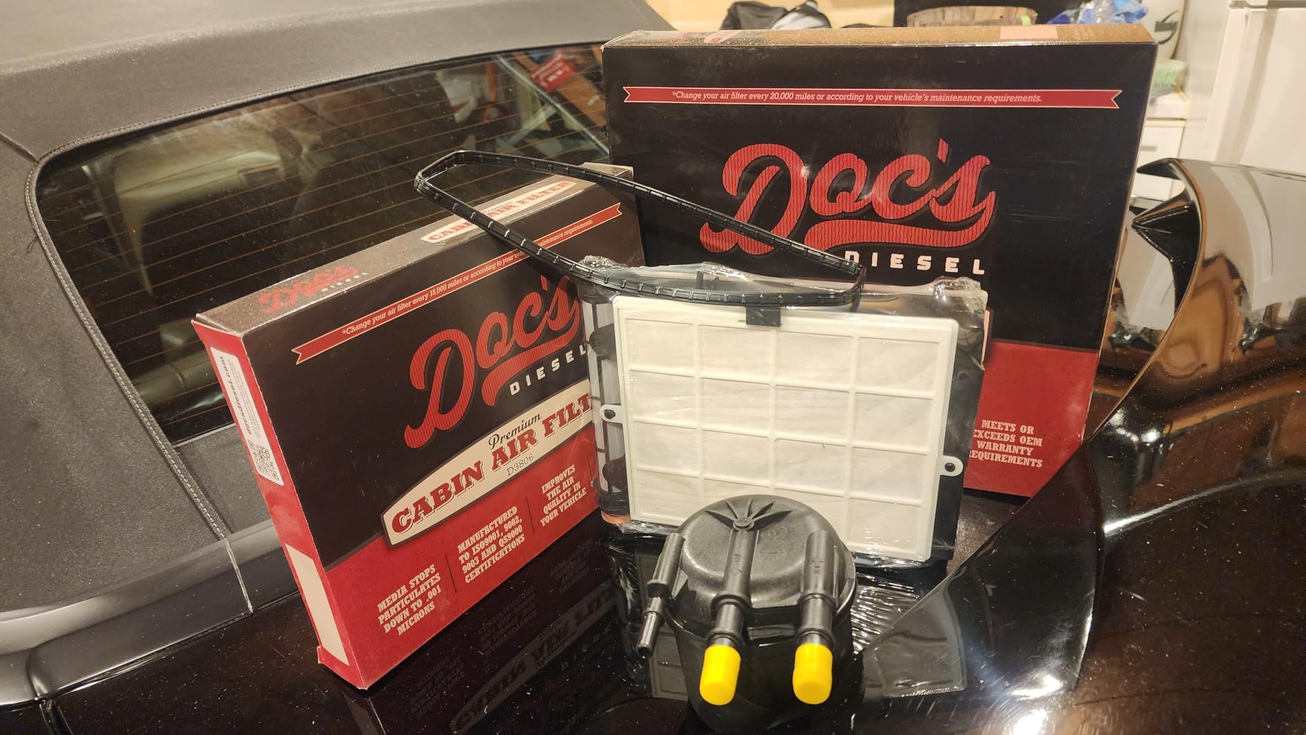 6.7L Powerstroke Diesel Filter Kit Replacement - Air/Oil/Fuel Filter Kit for 2011-2016 Ford F250 F350 F450 F550 customer photo 1