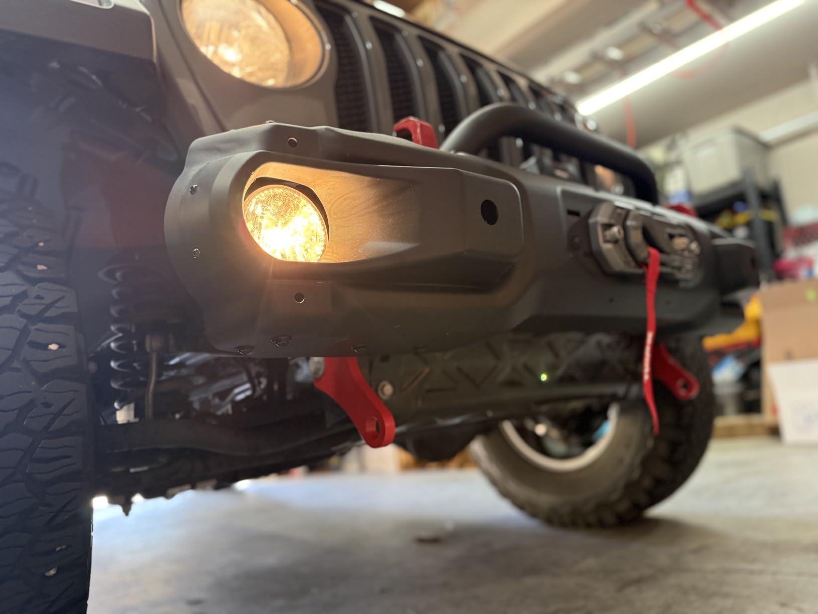 Rough Country Winch Mounting Plate for 2018-2024 Jeep Wrangler JL - 10652 customer photo 1