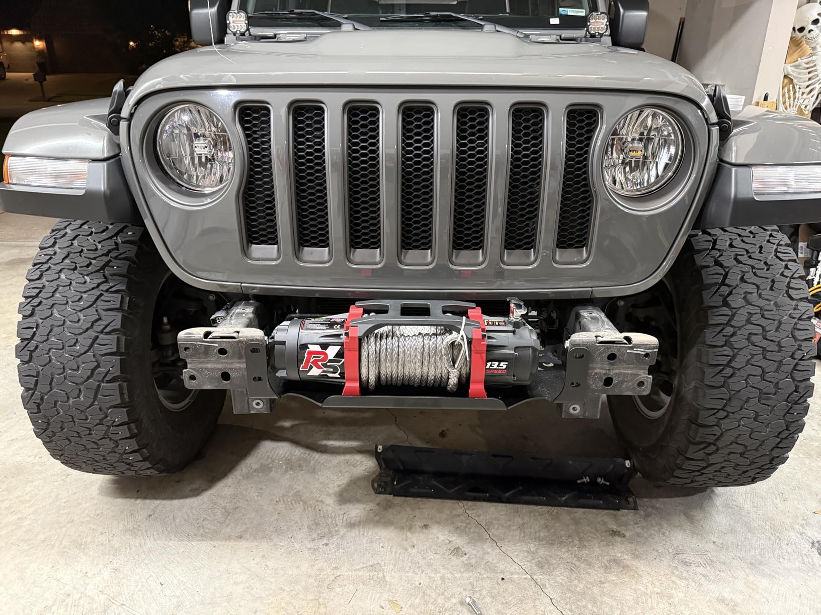 Rough Country Winch Mounting Plate for 2018-2024 Jeep Wrangler JL - 10652 customer photo 2