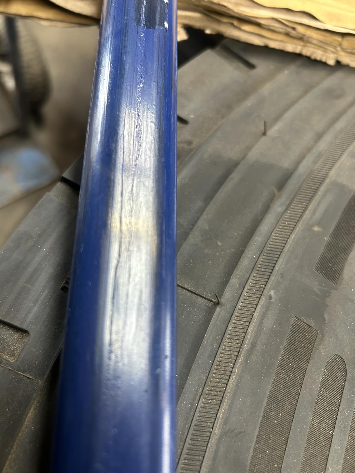 Replacement for Ken-Tool 35429 Bead Brkg Wg, 32 In, STL, Blue Black Tire Bead Breaker Wedge TG11E Duck-Billed Hammer For Passenger Car Truck Bus ATV UTV Farm Tractor Aircraft Tires customer photo 2