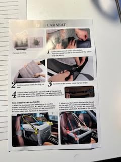 JOEJOY Deluxe Dog Booster Seat with Sturdy Metal Frame and Safety Leash for Small Pets up to 20 lbs - Portable Puppy Dog Car Seat with Thick Cushion and Storage Pockets for Small Dogs customer photo 1