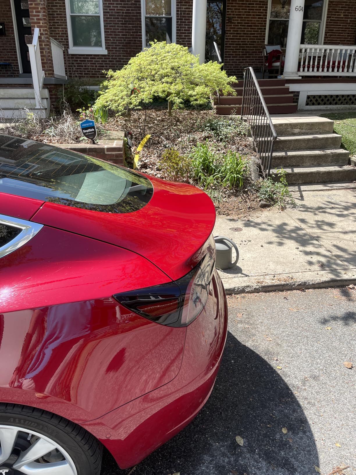 IKON MOTORSPORTS, Trunk Spoiler Compatible with 2017-2025 Tesla Model 3, Gloss Black ABS Plastic Performance Style Rear Trunk Lid Wing Spoiler, 2018 2019 2020 2021 2022 customer photo 1