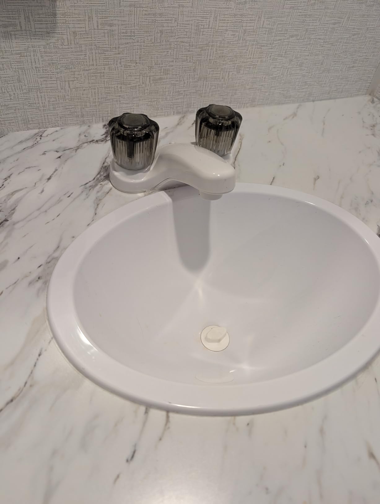 RV Bathroom Sink Faucet - Non-Metallic Bathroom Sink Faucets for RVs, Campers, Travel Trailers, Vans, Fifth Wheels, Motor Homes, Boats (Matte Black, Bell Shape) customer photo 2
