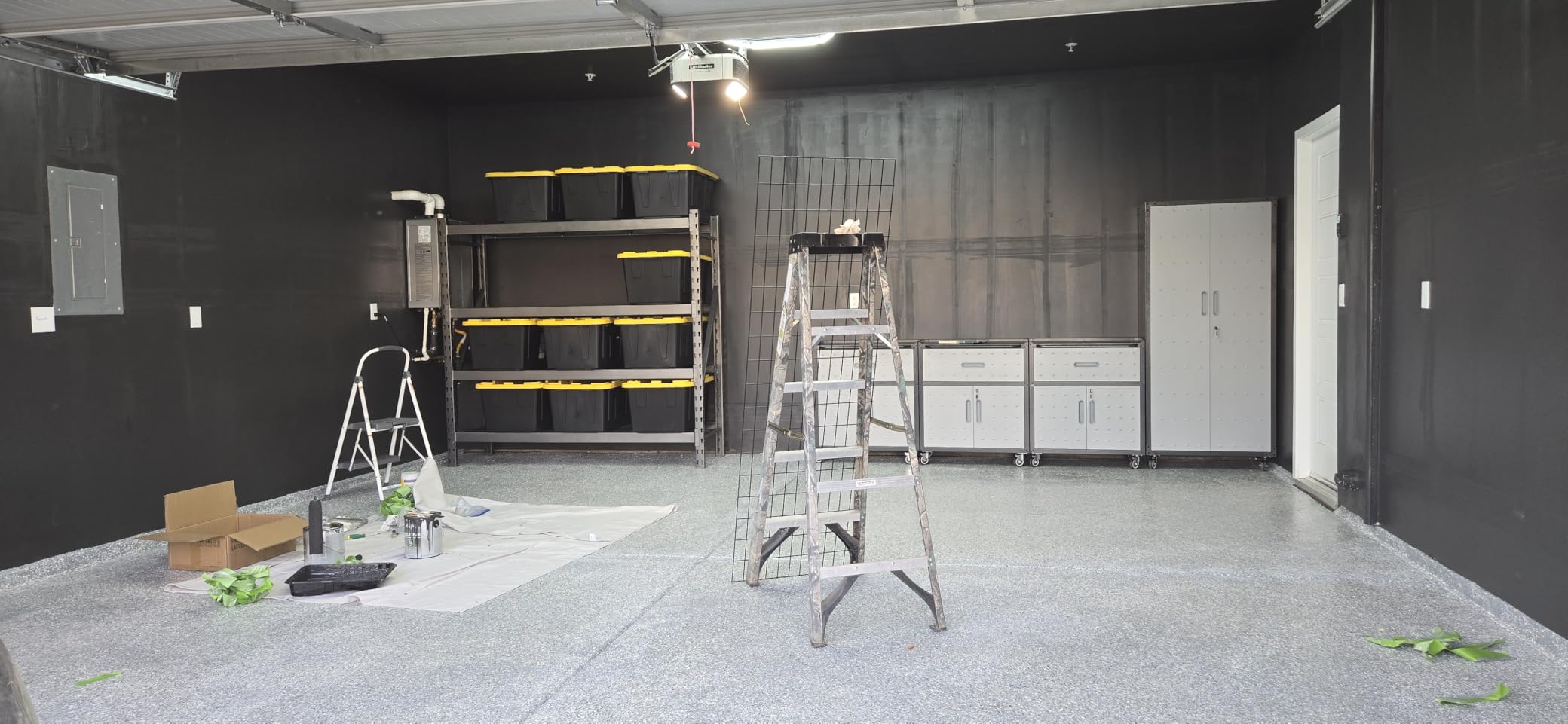 Ghostshield Polyaspartic 930-2 Gallon Kit - Fast Cure Topcoat Coating for Flake Floor Systems in Garage Floors and Warehouse Floors - Covers up to 300-400 Square Feet customer photo 1