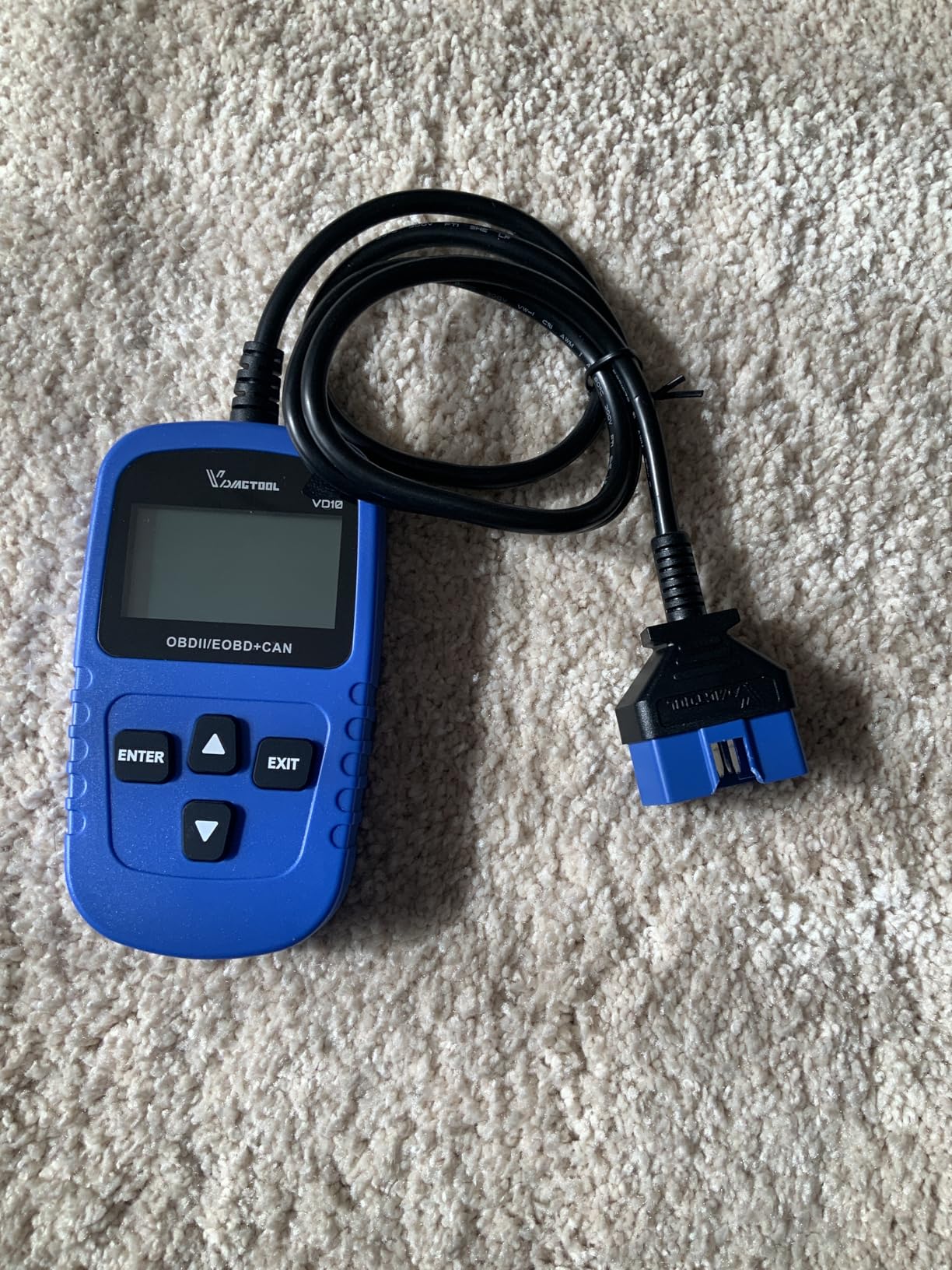 VDIAGTOOL VD10 OBD2 Scanner Code Reader Car Diagnostic Tool Engine Fault Code Reader for Turn Off CEL with Freeze Frame/I/M Readiness for All OBDII Protocol Cars, OBD2 Scanner Diagnostic Tool customer photo 1