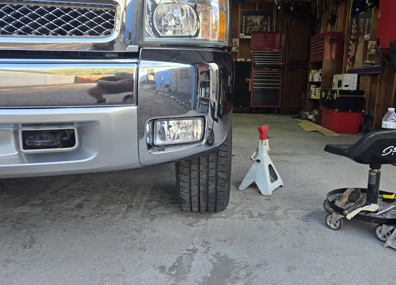 KSP 2 inch 8x6.5 Wheel Spacers for Chevy Express Silverado GMC Savana Sierra, 8x165.1 Wheel Adapters with M14x1.5 Studs for 2013+ram 2500 ram 3500, 2PCS 50.8mm 8 Lug Black Forged Spacer 126.15mm Bore customer photo 2