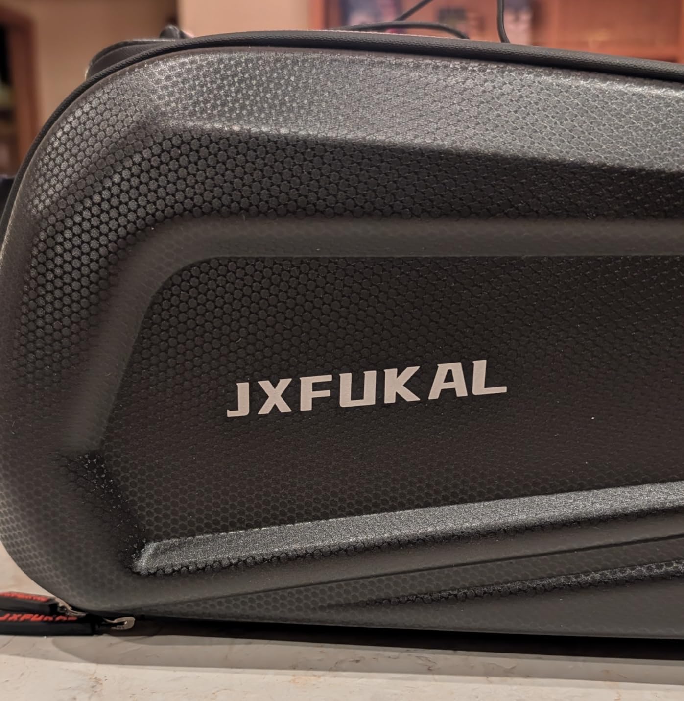 JXFUKAL Bike Bags for Bicycle Rear rack - 9.5L/17L/40L Hard Shell Waterproof Bike Ebike Trunk Pannier Saddle Seat Bag Carrier with Reflector, Rain Cover & Shoulder Strap for Commuter Travel Outdoor customer photo 2