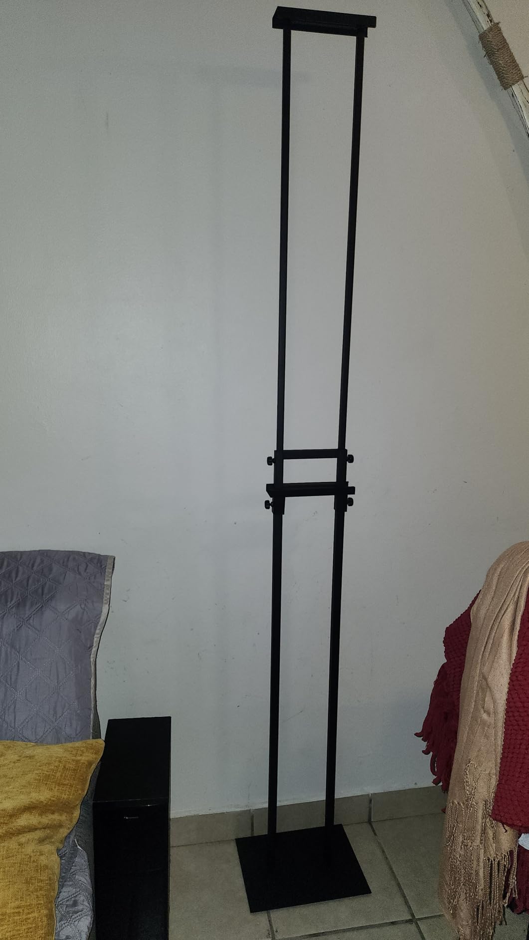 Display Stand Sign Holder Heavy Duty Adjustable Pedestal Sign Stand Up to 75 inch Double-Sided customer photo 2