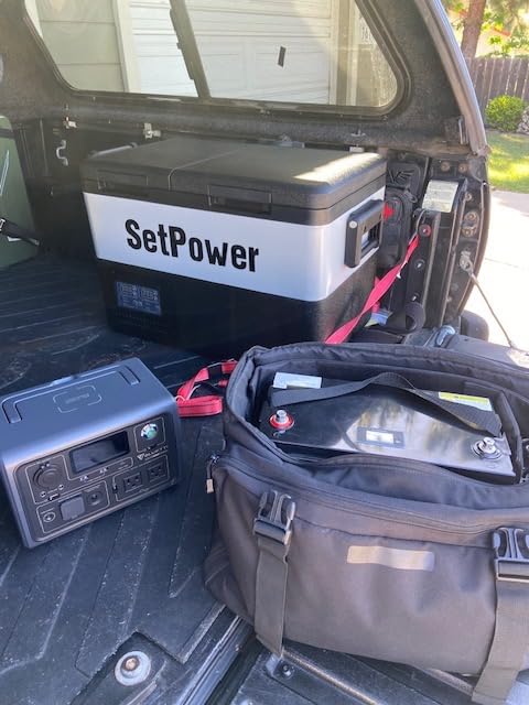 Setpower PT35 Car Refrigerator with AC Adapter, 35L Dual Zone Portable Freezer, 12 Volt Refrigerator Electric Cooler for Car camping, RV, Truck, Vehicles, Travel and Home Use, 12/24V DC & 110/240V AC, 0F~50F customer photo 1