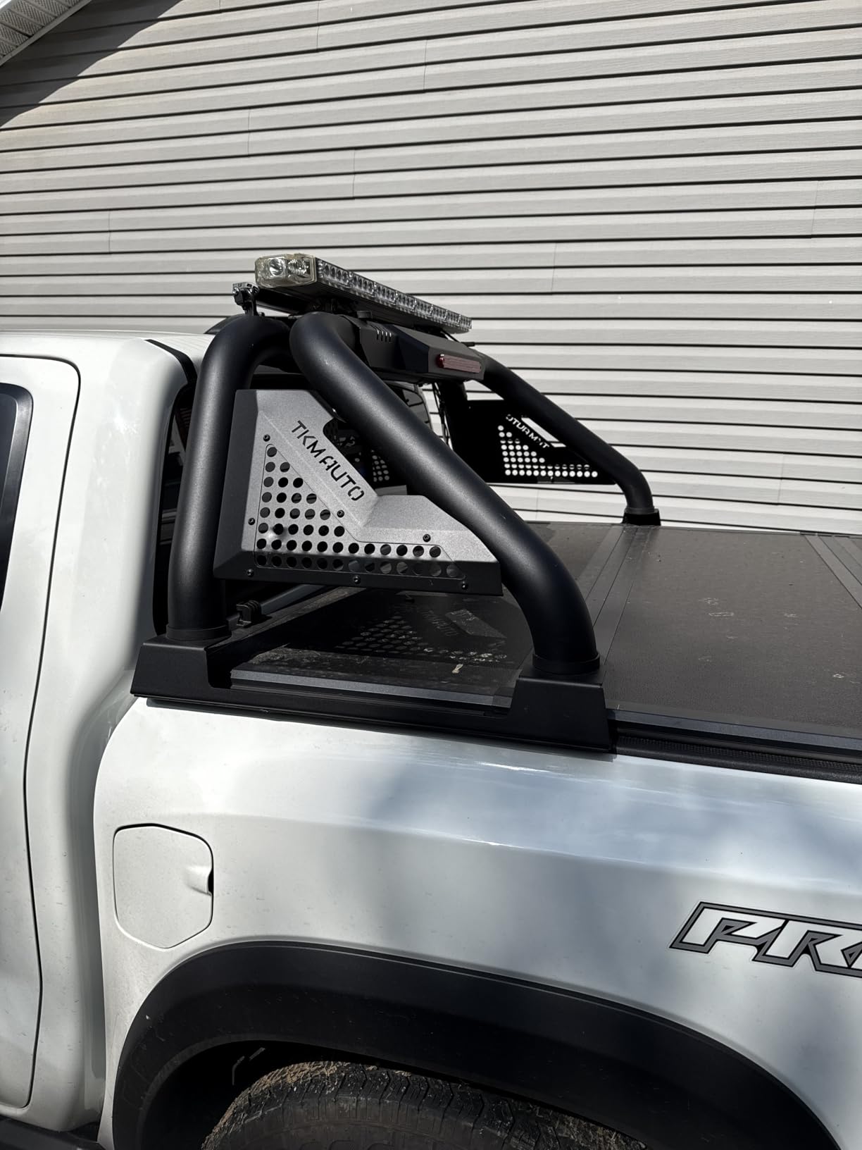 Sport Bar Roll Bar Fit Tacoma, JT Gladiator, Ranger, Colorado, Canyon, and Frontier (Black Steel) customer photo 2