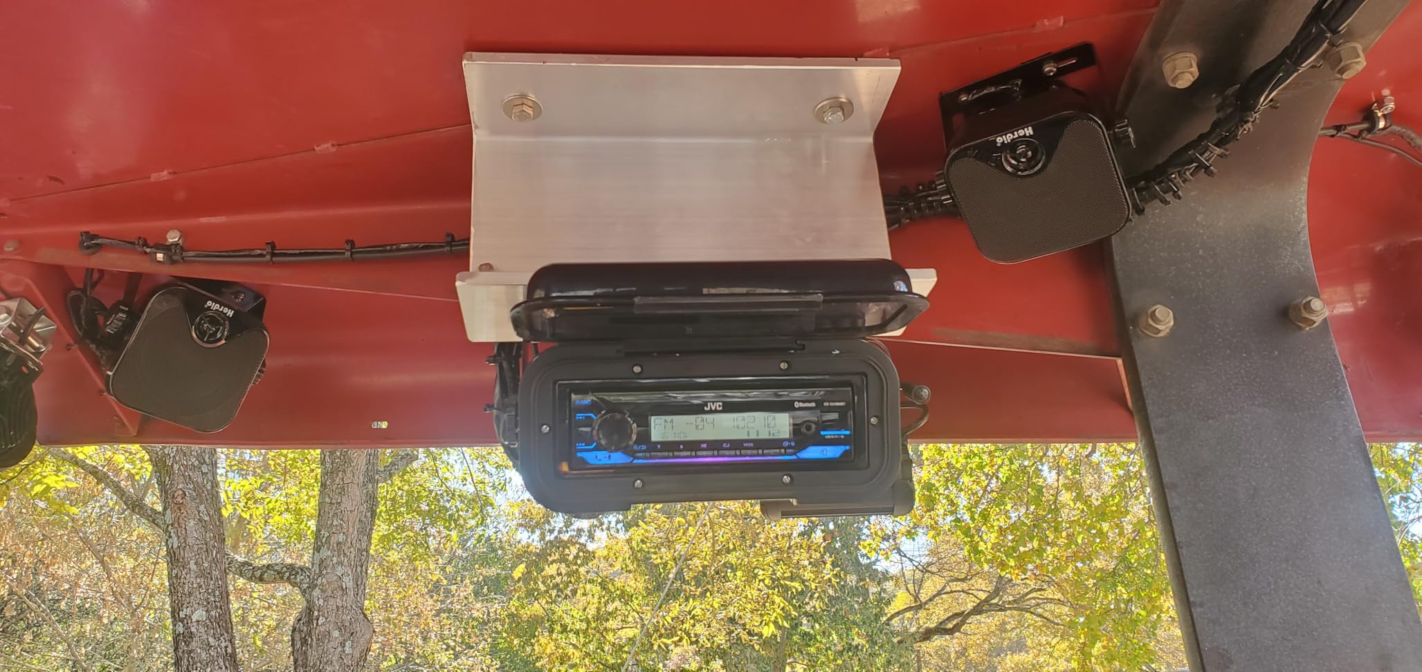 JVC KD-SX38MBT Car Stereo with Bluetooth, 4-Ch Marine Radio Receiver, AM/FM Single Din Radio, Aux-in, USB, Streaming, RGB Illumination, Use as in-Dash ATV, Truck Radio or Boat Stereo customer photo 1