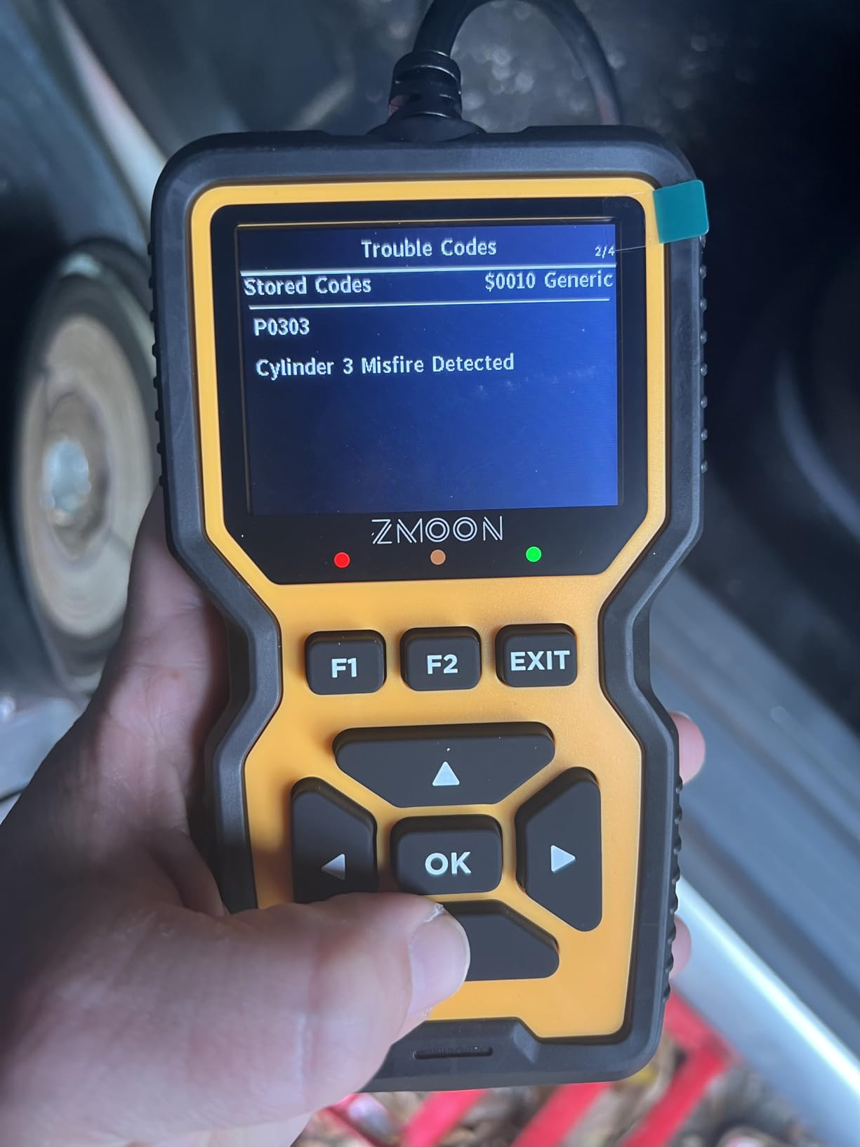 ZMOON ZM201 Professional OBD2 Scanner Diagnostic Tool, Enhanced Check Engine Code Reader with Reset OBDII/EOBD Car Diagnostic Scan Tools for All Vehicles After 1996, 2026 Upgraded customer photo 1
