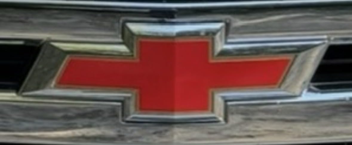 LZLRUN Compatible with Bowtie Logo Wrap Stickers Cut-Your-Own Emblem Overlay DIY Decals for Chevy (11.8 Inch x 4 Inch) (Black Carbon Fiber) customer photo 2