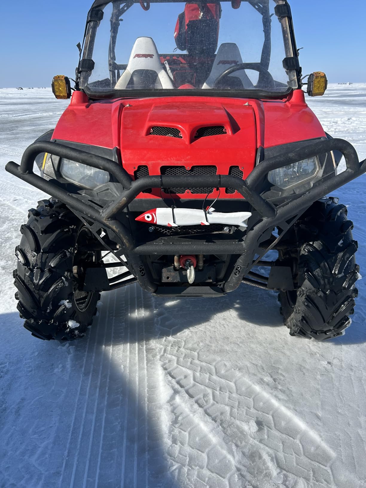 Auxbeam 4 Inch LED Pod Light, 92W V-MAX Series Square Offroad Driving with Amber DRL, 270° Spot Flood Combo Beam Side Shooter Cube Work Auxiliary Lights with Yellow Cover for Truck SUV ATV UTV customer photo 2