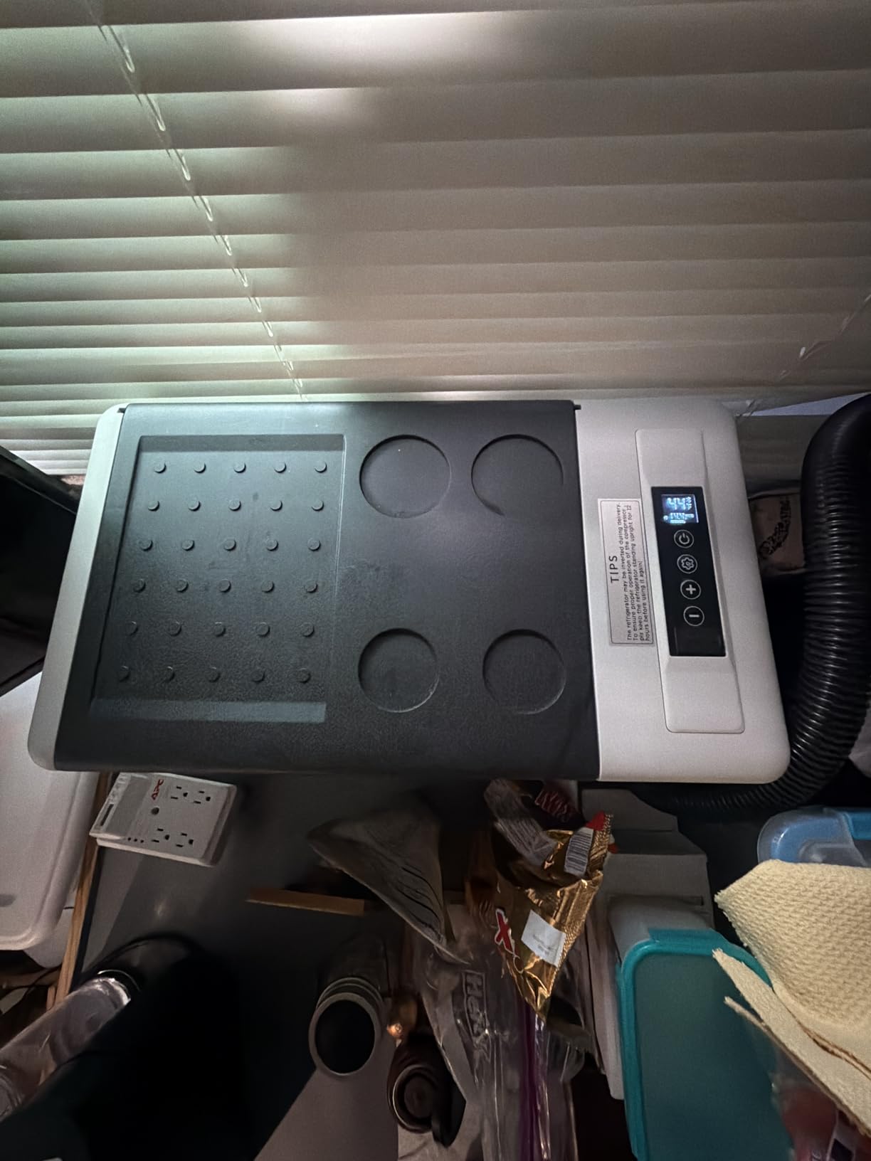 EUHOMY 12 Volt Refrigerator, 19QT(18L) Compressor Electric Cooler APP Control, Car Fridge -4℉~68℉, Portable Refrigerator 12/24V DC 100-240V AC, Portable Freezer for Camping, Travel, Boat customer photo 2