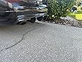 KUAFU Rear Bumper Diffuser Compatible with 2008-2011 Mercedes Benz W204 C180 C200 C250 C300 C350 Sport C63 AMG Spoiler Wing Big Shark Fin Carbon Fiber Color customer photo 2
