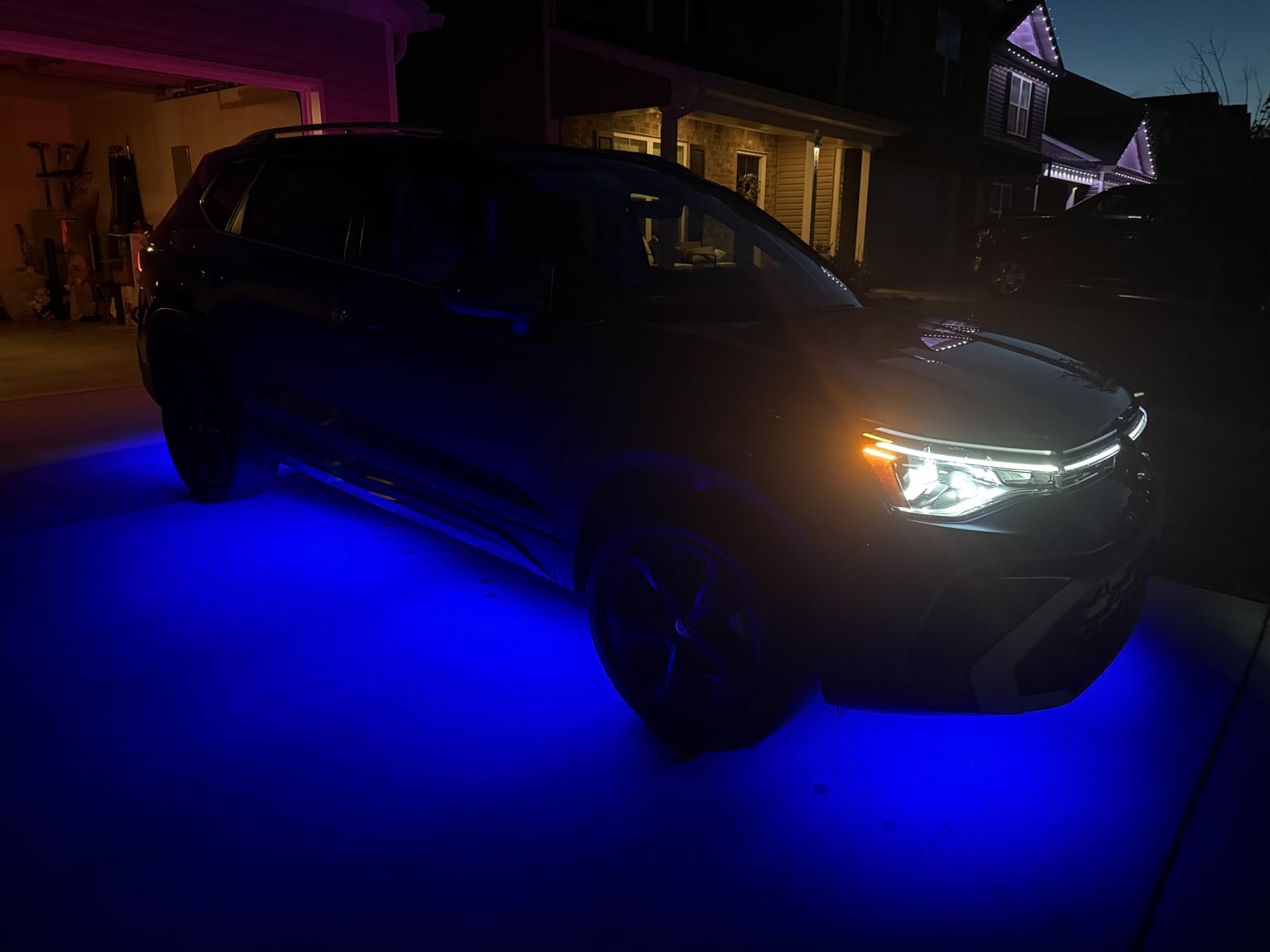 Govee Car Underglow Lights, 8 pcs RGBIC Under Car Lights with 16 Million Colors and 45 Scene Modes, Exterior Car Lights with App Control, 3 Music Modes LED Lights for Cars, SUVs, Trucks, DC 12-24V customer photo 2