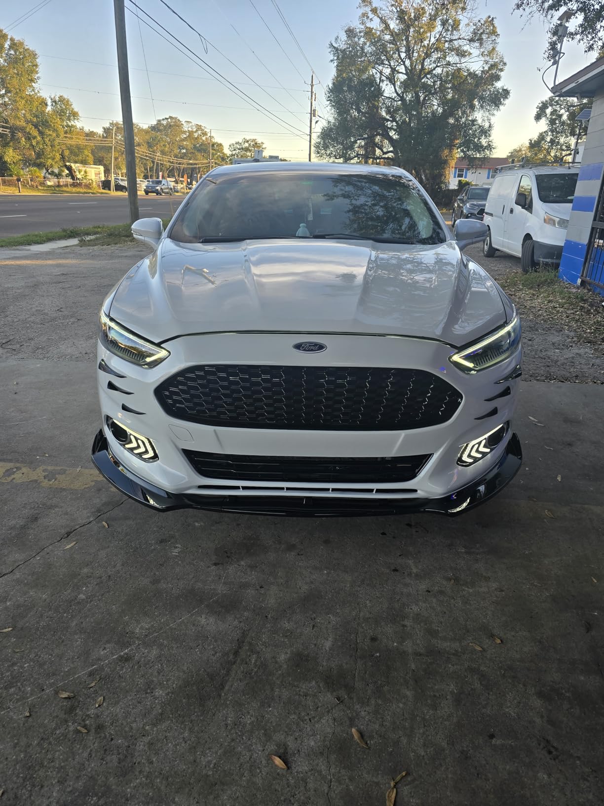 Pack-6 Car Spoiler Canards Kit, Universal Auto Front Bumper Lip Splitter, Body Anti-Collision Diffuser, Exterior Soft Rubber Decorative Stickers (Carbon Fiber Black) customer photo 1