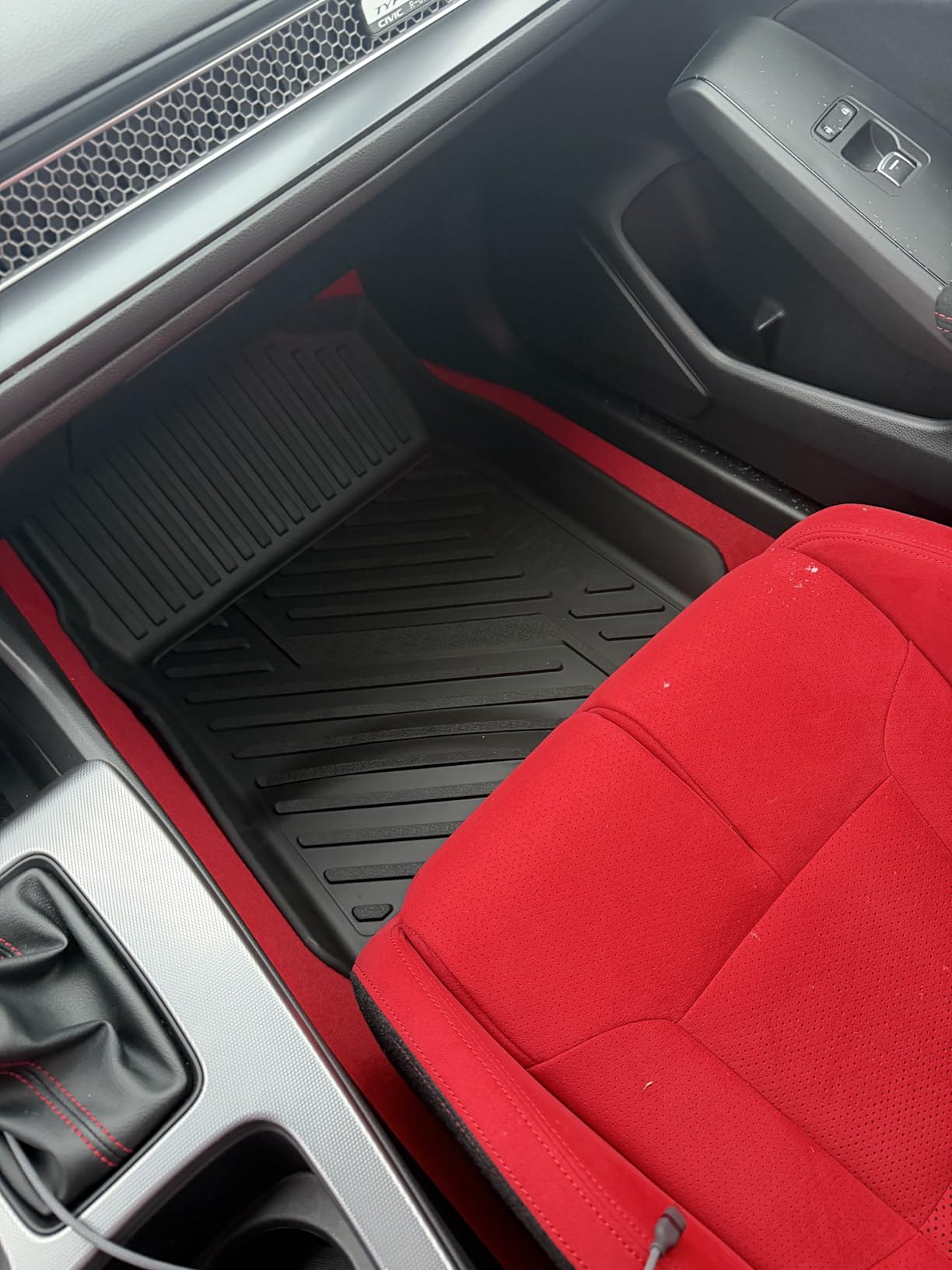 LASFIT Floor Mats and Cargo Liner for Honda CR-V 2026 2025 2024 2023 (Gasoline & Hybrid & e:FCEV), All Weather TPE Car Trunk Mat (Upper Position), 1st & 2nd Row & Trunk Liner Full Set Black customer photo 2