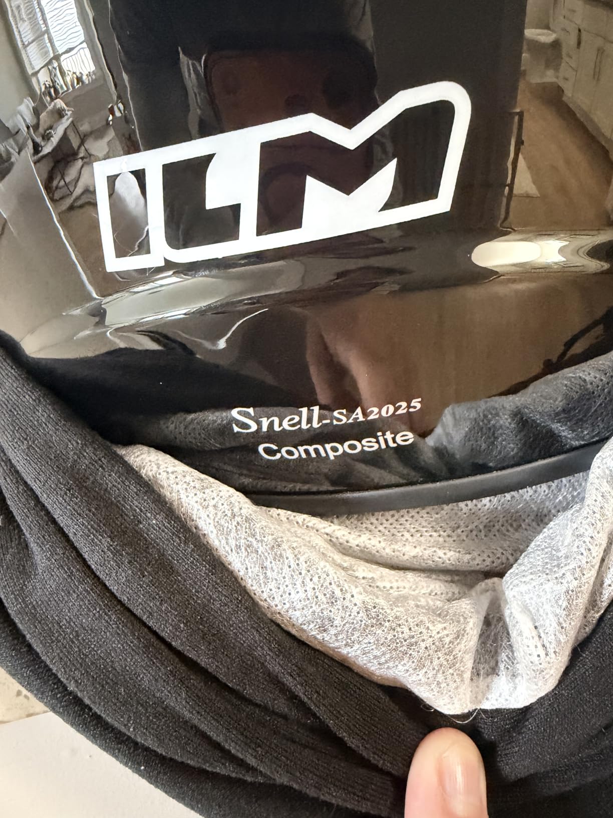 ILM Snell SA2025 Full Face Auto Racing Helmets Lightweight Fiberglass for Adult Men and Women Model 890 customer photo 1