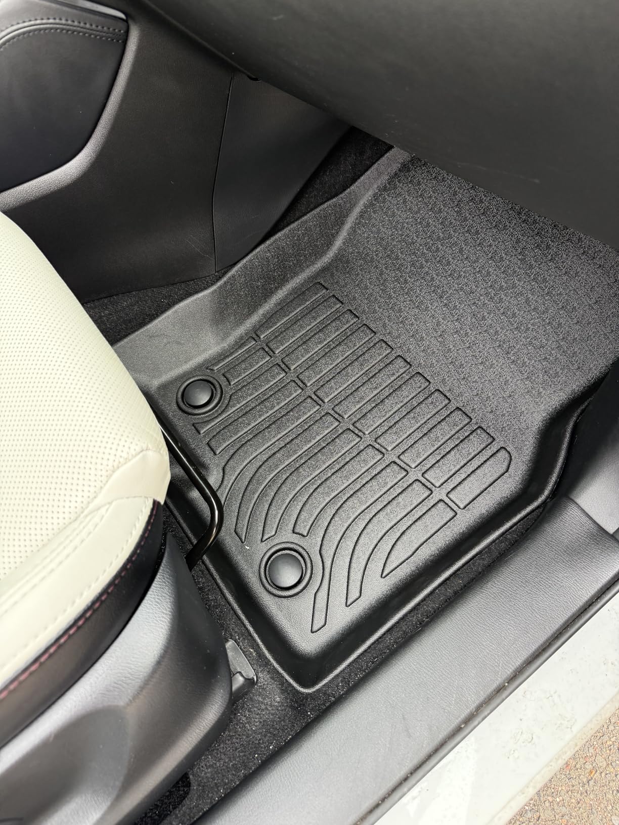 Floor Mats & Cargo Liner Custom for Toyota Prius & Prius Prime 2026 2025 2024 2023 All Weather Prius Car Mats 1st, 2nd Row Set & Cargo mat Prius Floor Mats 2026 Accessories-Black customer photo 2