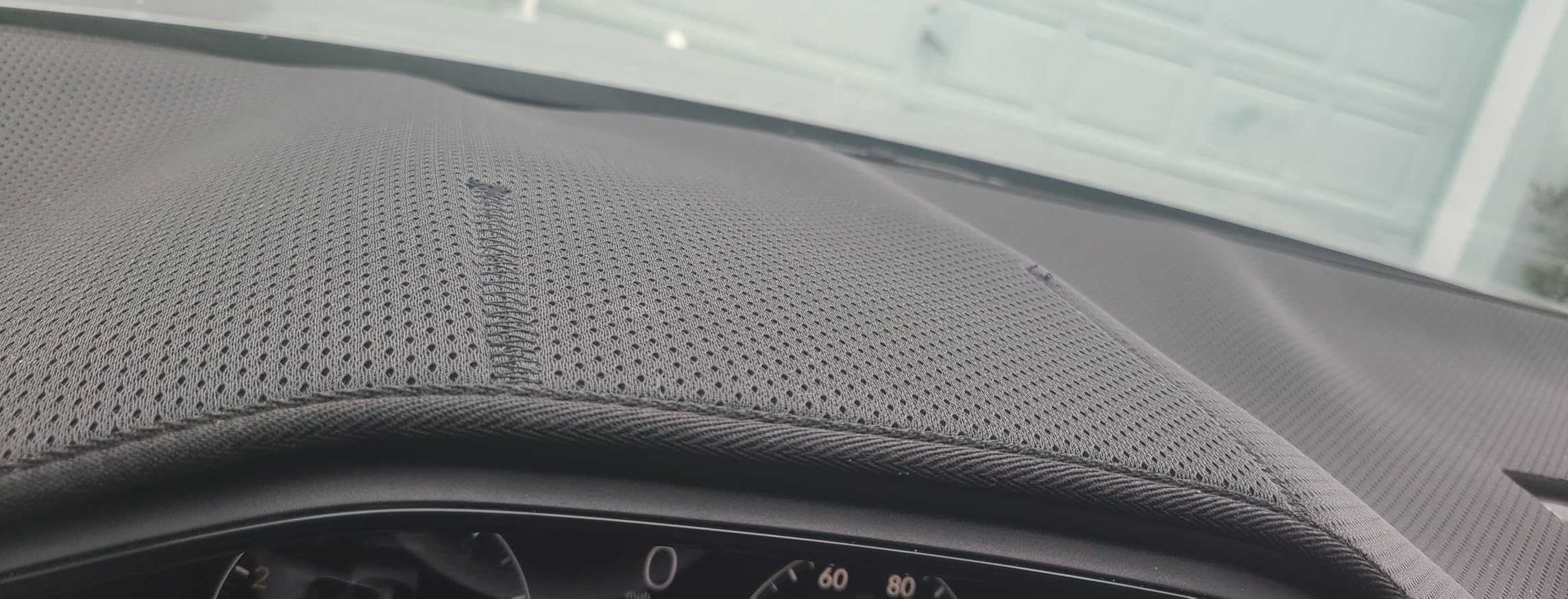 FIILINES Dash Cover for Jeep Grand Cherokee L 2021-2025(Not Fit Jeep Grand Cherokee), Dashboard Mat Cover Sunshade Nonslip Mesh Protector No Glare Black customer photo 1