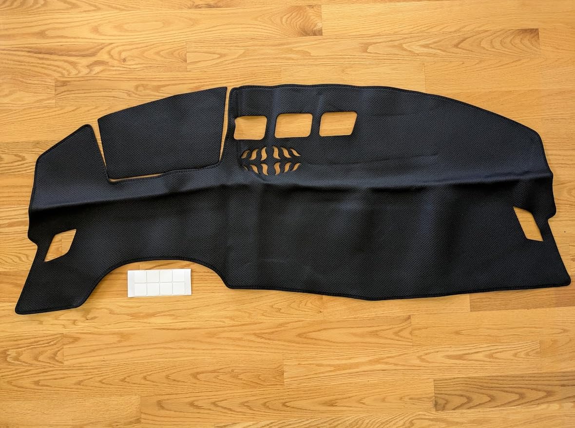 FIILINES Dash Cover for Jeep Grand Cherokee L 2021-2025(Not Fit Jeep Grand Cherokee), Dashboard Mat Cover Sunshade Nonslip Mesh Protector No Glare Black customer photo 2