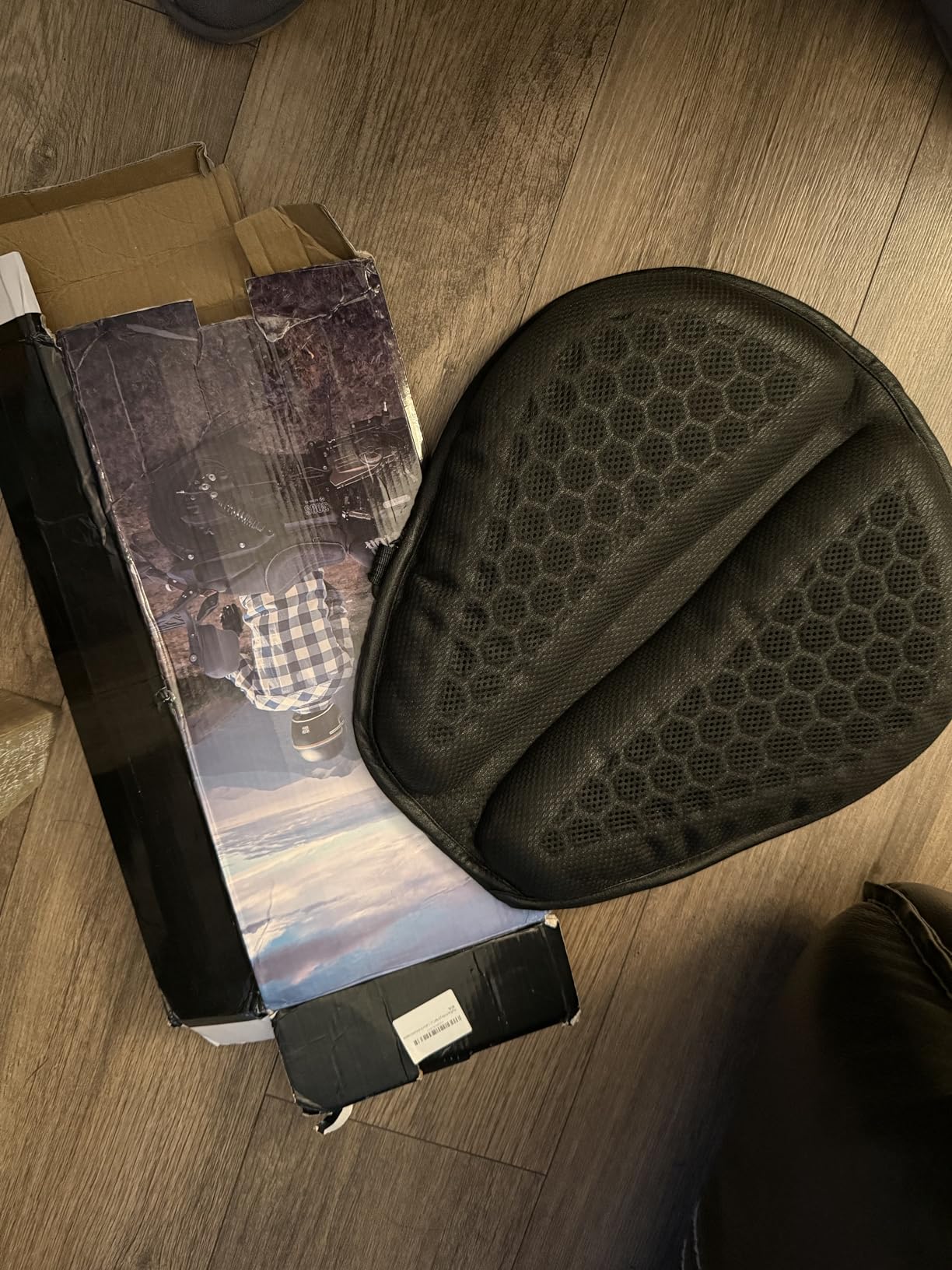 Motorcycle Seat Cushion Gel Pad Foldable Soft Seats with Pressure Relief Pads for Motorcycles Breathable and Shock for Long Rides Seat Cushion Motorcycle Accessories customer photo 2