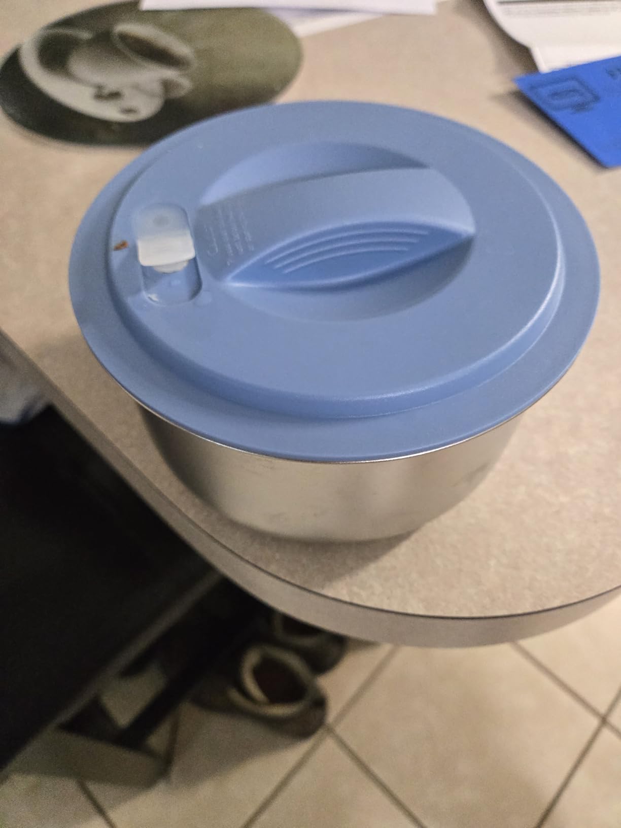 Aotto Electric Lunch Box, 32 oz Portable Food Warmer Heater, Lunch Warmer Portable for Work/Office/Car/Travel 12V/24V/110V 3-in-1, Warming Soup & Meal, Spill-Free, Men & Women's Gifts, White customer photo 1