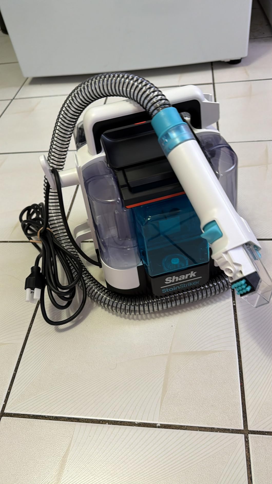 Shark StainStriker Portable Carpet, Upholstery & Area Rug Cleaner with Pet Mess Extractor, Stain & Odor Remover, Perfect for Car Interiors, White, PX201 customer photo 2