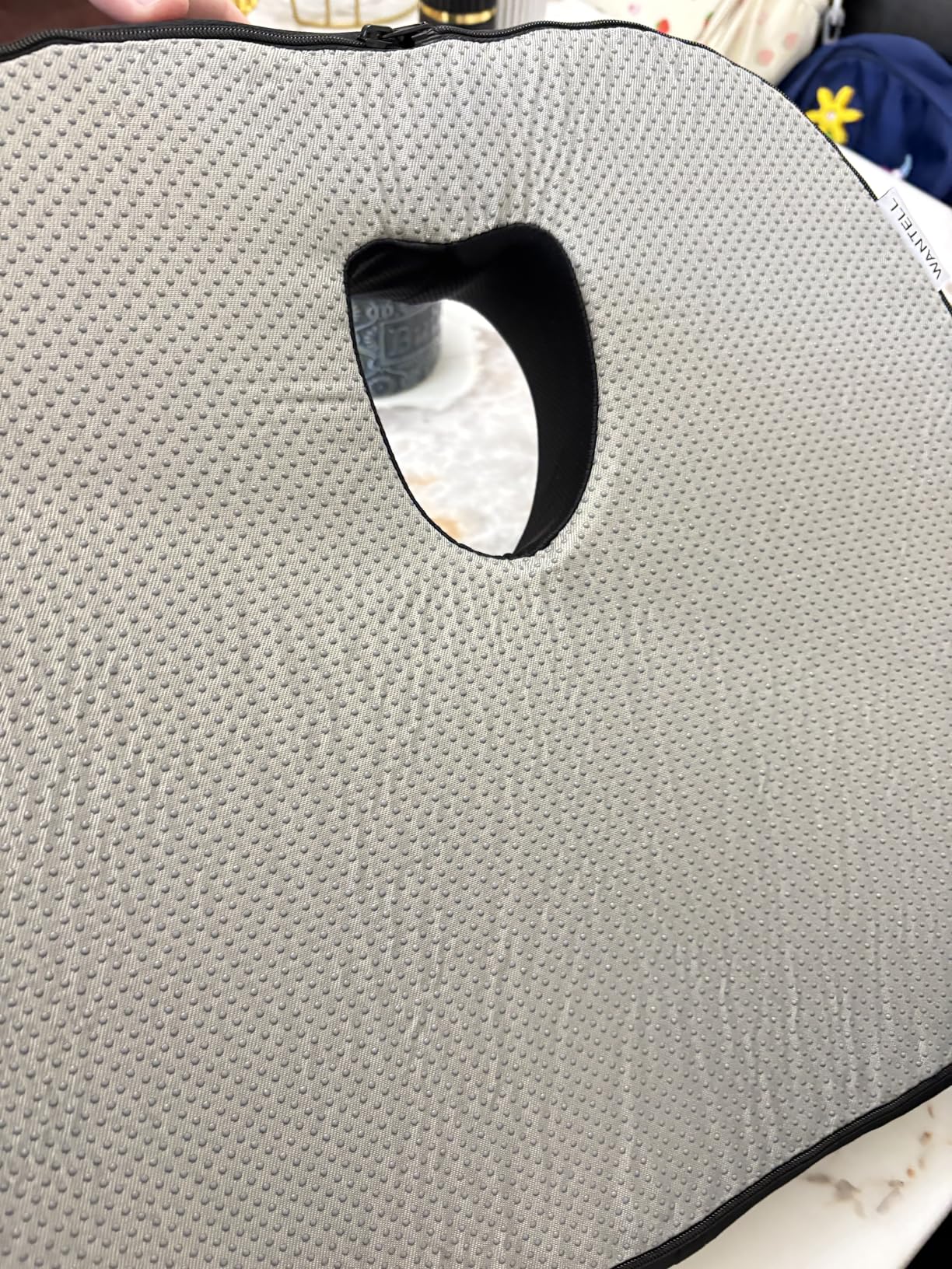 Car Seat Cushion, Ergonomic Memory Foam Car Seat Pad for Sciatica Pain Relief, Larger Driving Seat Cushion for Car Short Drivers on Long Drives - Butt Cushion for Car,Truck, Office - Black customer photo 2