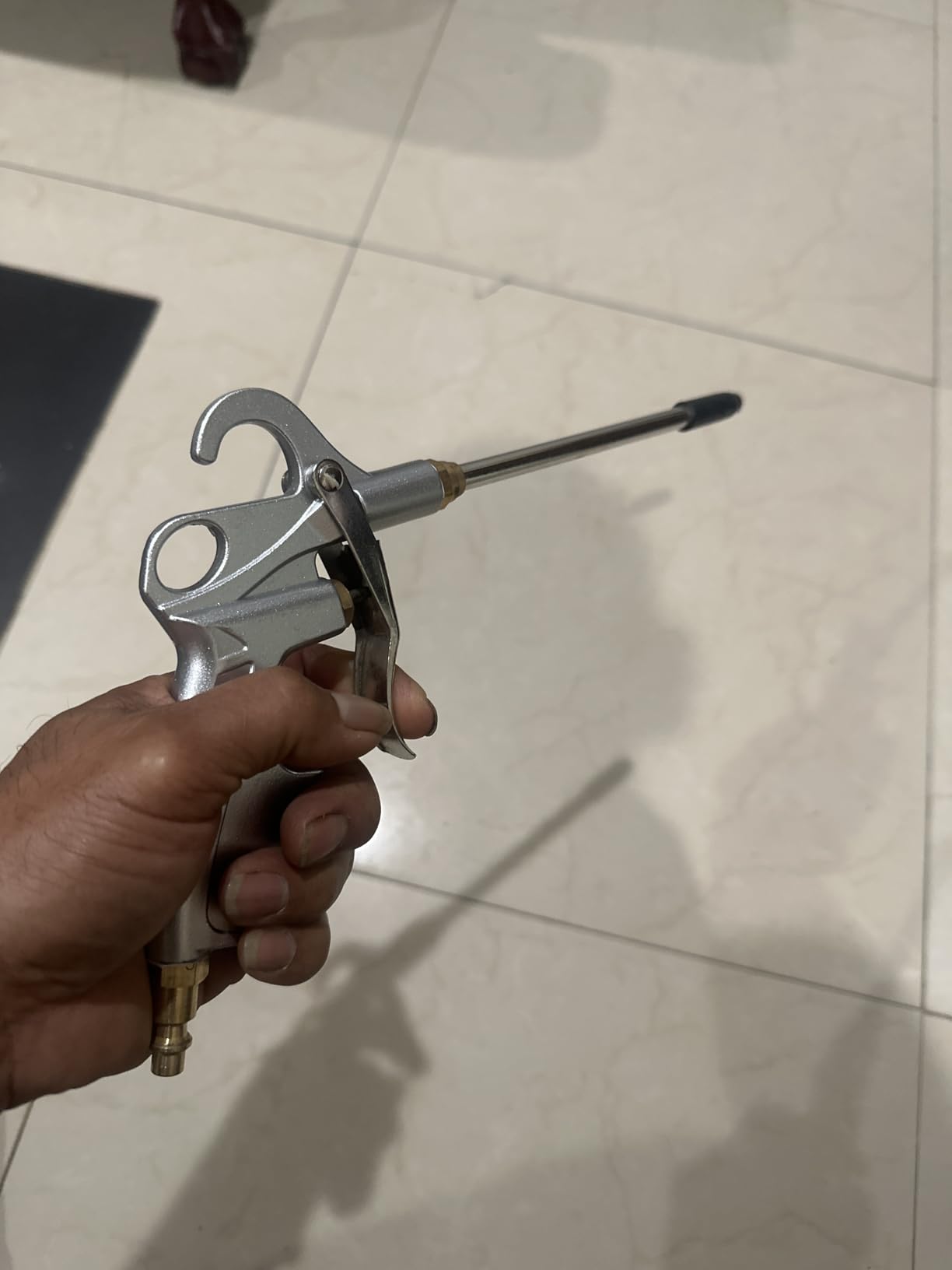 Heavy Duty Air Blow Gun Air Nozzle Blow Gun, Air Blower for Compressor with Bigger Pipe & Extended Nozzle, Pneumatic Air Compressor Accessories Tool for Car Detailing/Industrial Household Cleaning customer photo 1