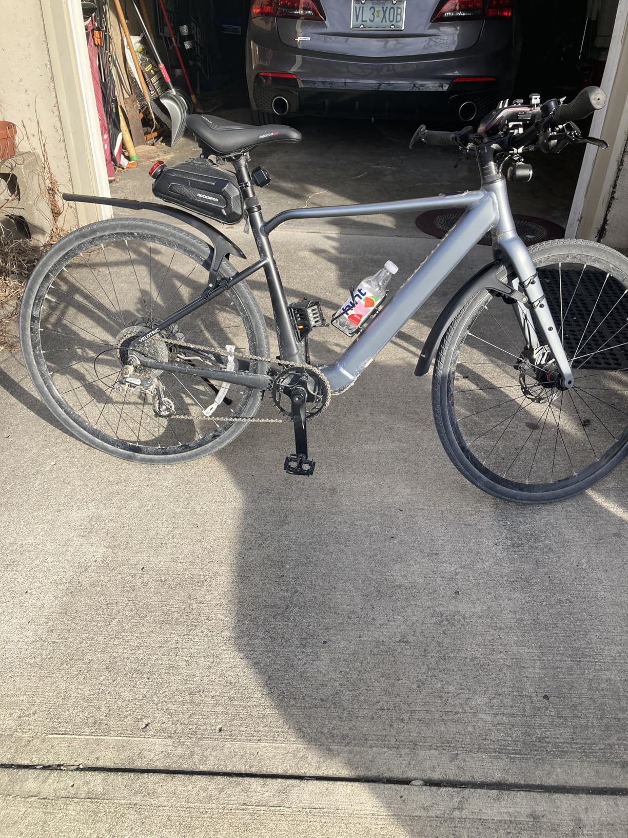 RBRL Bike Fender Set, Quick Release Bike fenders for Gravel and Road Bike, Adjustable Bicycle Fenders 28'', Full Cover Thicken & Widen, Front and Rear Mud Guard for Tire Width: 28-45mm customer photo 2