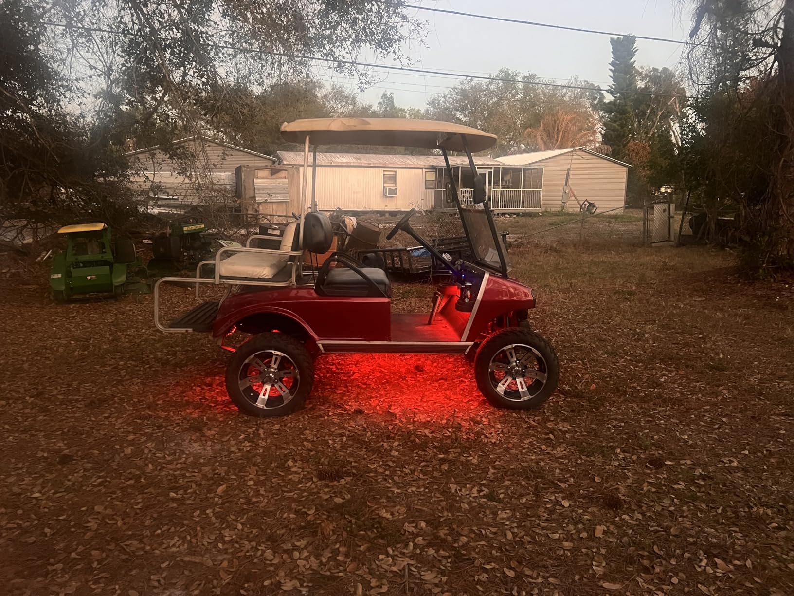 YUGUANG 4Pcs Underglow Kit for Car, APP Control Multicolor Car Underglow Light Kit Music Sync RGB Underbody Strips Light Waterproof for Cars Trucks SUVs customer photo 1