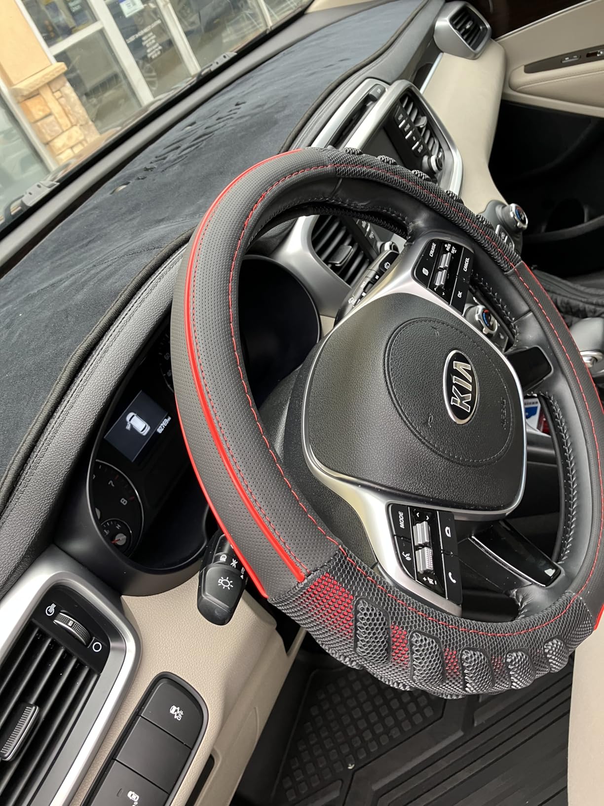 Premium Flannel Dashboard Cover for 2019-2026 Dodge Ram 1500/2500/3500 (Quad/Crew Cab) - Anti-Slip Dash Protector, UV Protection, No-Glare, Black customer photo 1