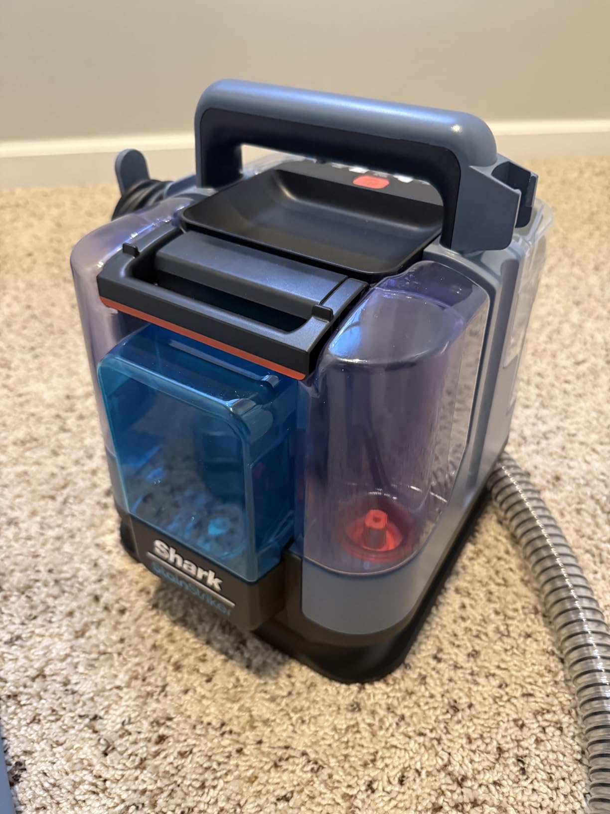 Shark StainStriker Portable Carpet Upholstery & Area Rug Cleaner, Stain & Odor Remover, Perfect for Car Interiors, Nordic Blue, PX202BRN customer photo 2