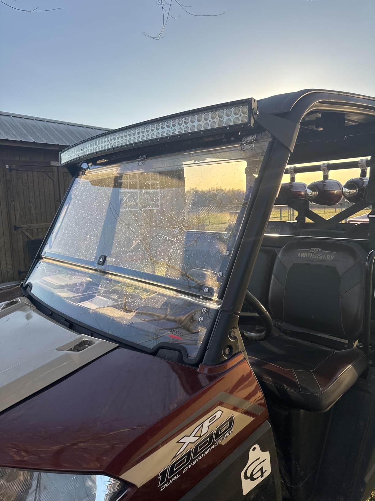 KEMIMOTO 2-IN-1 Flip Windshield Compatible with Ranger XP 1000/1000/900 customer photo 2